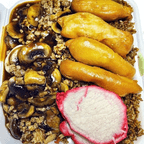 Best C10. Pork Mushroom, Chicken Fingers, Pork Strips-C10.蘑菇肉/指猪 in Beverly, MA